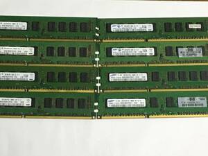 【中古パーツ】　サーバーメモリー　SAMAUNG　2GB　2R*8 PC3-10600E-09-10-E1　2GBx8枚　計16GB ■Z010