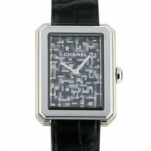 シャネル CHANEL ボーイフレンド ネオ ツイード H6127 グレー文字盤 新品 腕時計 レディース