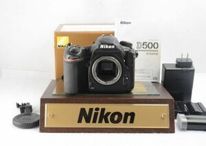 【S数7630回！】ニコン Nikon D500ボディ 【元箱・おまけ付き】　#605-037-0517