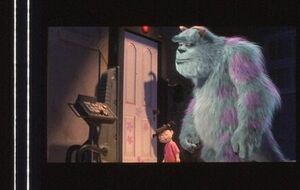 モンスターズ インク 35mm映画フィルム ジョングッドマン メアリーギブス ピートドクター ビリークリスタル ◆MONSTERS, INC. 連続５コマ