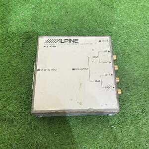 47682) アルパイン KCE-431R RCA端子変換BOX 廃盤 ALPINE