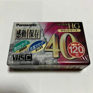 Panasonic SUPER HG 40 VHS-C 未使用品