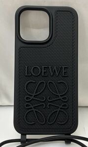 20240418【LOEWE】ロエベ スマホケース iPhone14Pro ラバー ケースストラップ
