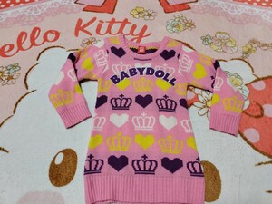 BABY DOLLニットワンピース110