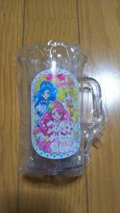 ヒーリングっどプリキュア コップ ジュースコップ 取っ手付き プラスチック 透明 新品