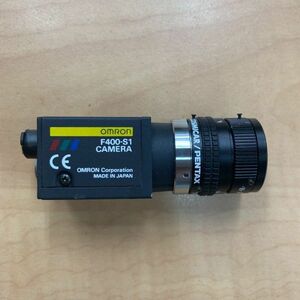 OMRON オムロン F400-S1 CCD カメラ 本体　Cosminar Pentax 16mm F1.4 Cマウント レンズ 付き 検 画像処理 画像センサー FA
