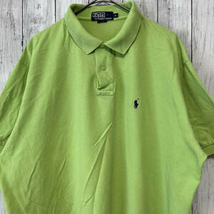 ラルフローレン Ralph Lauren 半袖 ポロシャツ メンズ ワンポイント コットン100% XLサイズ 5‐713