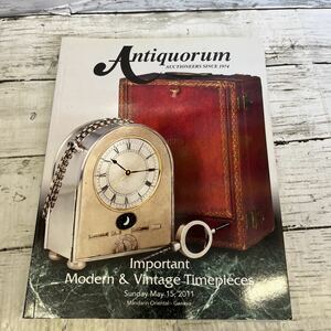 g316 Antiquorum 腕時計　オークションカタログ　パテックフィリップ　ロレックス　など 2011