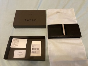 送料無料　　BALLY　バリー　長財布 カーフ 牛革 TALIRO/290 　バリーストライプ 小銭入れあり 二つ折り