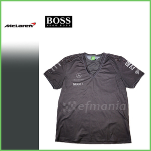 【非売品】2006マクラーレン・メルセデス F1 支給品レースシャツ L HUGO BOSS★キミ・ライコネン 日本GP
