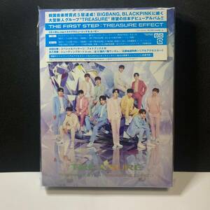 【トレカ付き】CD TREASURE / THE FIRST STEP：TREASURE EFFECT Blu-ray付 通常盤初回仕様 ブルーレイ 美品 wdv52