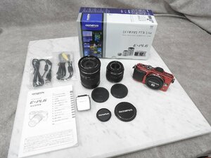 〇【神殿店】OLYMPUS オリンパス PEN Lite E-PL6/M.ZUIKO DIGITAL 14-42mm F3.5-5.6 / 40-150mm F4-5.6 ミラーレス一眼　〇中古〇