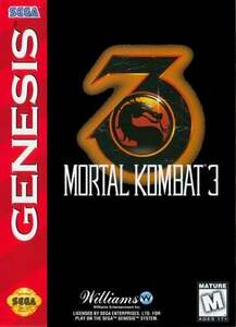 送料無料 北米版 海外版メガドライブ モータルコンバット 3 GENESIS Mortal Kombat III ジェネシス 
