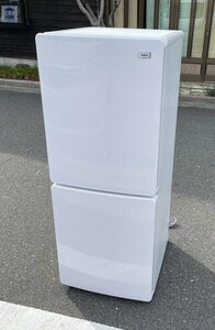 §綺麗【Haier ハイアール 2ドア ノンフロン 冷凍冷蔵庫 JR-NF148B 148L 100V 50/60Hz ホワイト 2022年購入】P03341