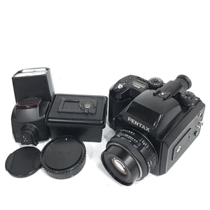 PENTAX 645N SMC PENTAX-FA 645 1:2.8 75mm 中判カメラ フィルムカメラ QG051-81