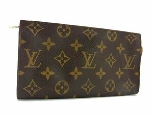 1円 ■美品■ LOUIS VUITTON ルイヴィトン モノグラム バケット用ポーチ マルチケース 小物入れ レディース メンズ ブラウン系 BL0293