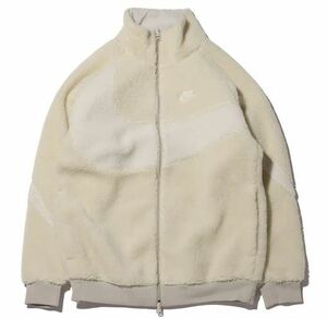 絶版 新品 NIKE NSW ボア フリース VM スウッシュ フルジップ リバーシブルジャケット BQ6546-070 シェルパNIKE AS M VW SWSH FULL ZIP JKT