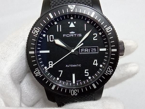 FORTIS／エアロマスターミッションタイマー 647.18.10LP／3839自動巻き腕時計／フォルティス 店舗受取可