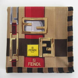 ■未使用　FENDI フェンディ　大判　ハンカチ　A■