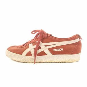 オニツカタイガー Onitsuka Tiger メキシコ デレゲーション MEXICO DELEGATION スニーカー ローカット スエード US4.5 23cm 赤