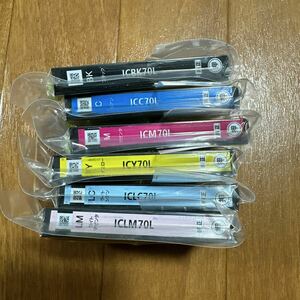 【未使用品】エプソン IC6CL70L相当 EPSON 純正インクカートリッジ EPSON さくらんぼ ICBK70L・ICC70L・ICM 70L・ICY70L・ICLC70L・ICLM70L