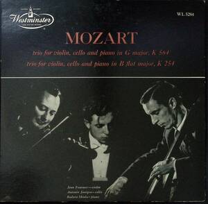 【定盤】 J.Fournier/A.Janigro/B.Sukoda Mozart Piano Trio K564 & K254 米Westminster WL5284(1A/1E)