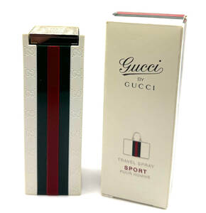 ★グッチ香水・GUCCI BY GUCCI SPORT POUR HOMME ★30ml TRAVEL SPRAY ★USED/残約90% ★約27ml/地下冷暗倉庫保管/廃盤/入手困難