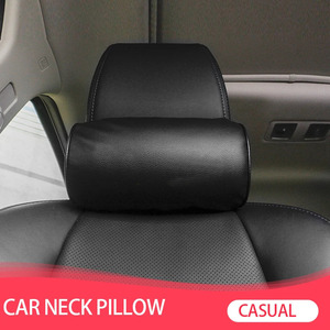 お得 車のスタイリングシート 首枕保護 PU自動ヘッドレストサポート 旅行 車の快適なヘッドレスト首枕