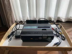 【動作確認済】SHARPシャープ ツインファミコン AN-505-BK ディスク、カセット共に動作確認済のセット　ACアダプター、取説（コピー）付き