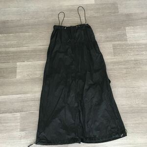 YM/1162 AMERI アメリ MANYWAY SUSPENDER SKIRT アメリ ロングスカート サスペンダー ブラック Mサイズ