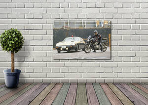 新品 西部警察 タペストリー ポスター /111/ 映画ポスター 壁 ガレージ装飾 フラッグ バナー 看板 旗 ポスター 