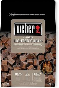 ウェーバー(Weber) バーベキュー コンロ BBQ グリル 着火剤 100%天然素材点火キューブ 48個入【日本正規品】