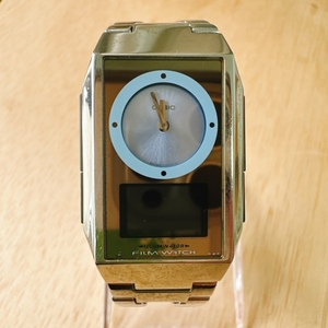 1円～【稼働中】カシオ ペラ アナデジ 腕時計 CASIO PELA FILM WATCH FS-100 Module 2337 Dual Time Ana-Digi