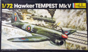 エレール/1/72/イギリス空軍戦闘機ホーカー・テンペストMk.V/未組立品