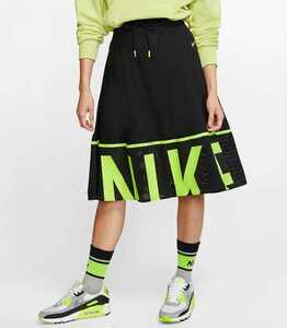 NIKE AS W NSW SKIRT MESH メッシュ スカート ナイキ レディース L ビッグロゴ