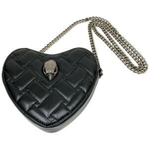 Kurt Geiger　 Kensington heart shaped crossbodybagハートキルティングミニバッグ 商品番号：8069000087970