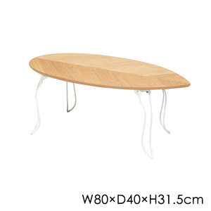 折りたたみテーブル センターテーブル 幅80cm 木製 机 デザインテーブル おしゃれ 北欧 かわいい 一人暮らし 子ども部屋 NAG-9102