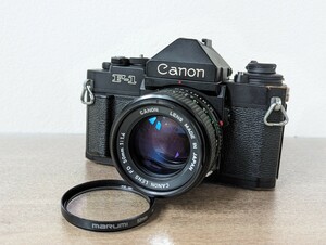 希少☆Canon F-1・FD 50mm 1.4☆キヤノン フィルムカメラ レンズセット