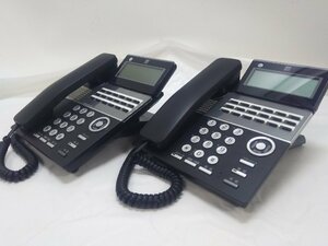 中古 ビジネスホン 電話機 2021年製☆PLATIAⅡ(PT1000Ⅱ)【saxa（サクサ） TD810(K)】2台セット 動作品(3)