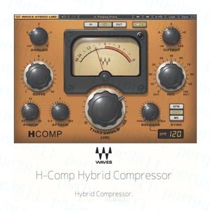 正規品 WAVES H-Comp Hybrid Compressor ダウンロード版 未使用 Mac/Win