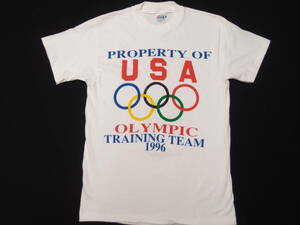 ◆古着卸USA■Hanes☆Tシャツ★★★M 　USA1996 OLYMPIC　MADE IN USA　アメリカ直輸入　SALE お見逃しなく!