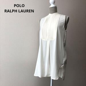 最終価格★POLO RALPH LAUREN★ノースリーブ★タック★ブラウス★トロミ★ポロラルフローレン★ラルフローレン★ラルフ