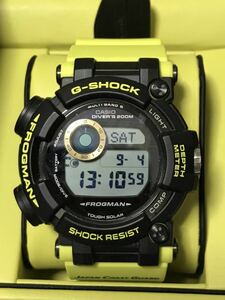 【美品】G-SHOCK FROGMAN CASIO カシオ G-SHOCK ジーショック GWF-D1000JCG-9JR フロッグマン 海上保安制度創設70周年記念モデル コラボ