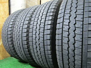 札幌発☆最落なし★溝有り!ダンロップ ウインターマックス SV01 195/80R15 107/105L LT 4本 売切り