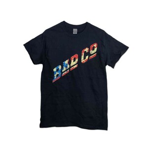 Bad Company バンドTシャツ バッド・カンパニー Distressed Flag Logo S