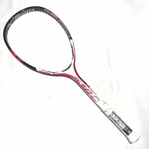 【1円スタート】★新品☆ラケット★ ソフトテニス ミズノ(MIZUNO) ディープインパクトS-100 (インパクトレッド) 00U フレームのみ