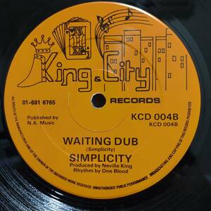 Simplicity / Waiting　[King & City Records - KCD 003]
