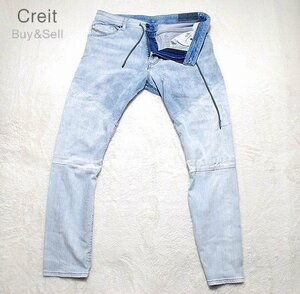 D184■定価4,6万程度希少モデル★dieselディーゼルNARROT DR-NEソフトスエットデニムジーンズパンツW32