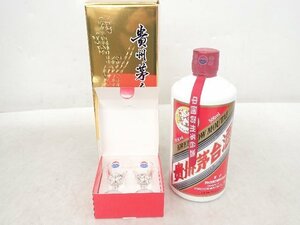 【未開栓】MOUTAI 貴州茅台酒 マオタイ酒 天女 53% 500ml 元箱/ミニグラス付き ▽ 6DD5C-1