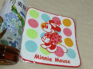 【Disney/ディズニー】ミニーマウス ハンカチタオル ドット柄